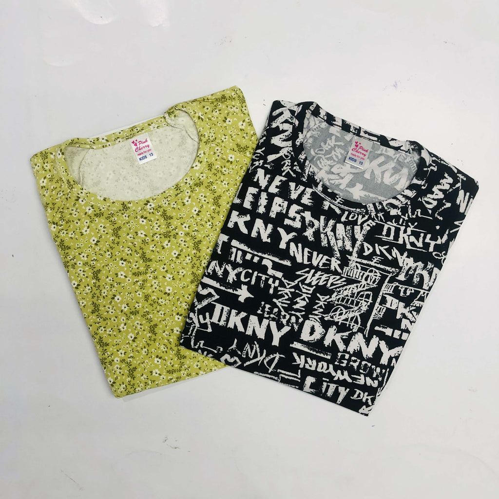 Pinky Girls Top Combo Pack of 2