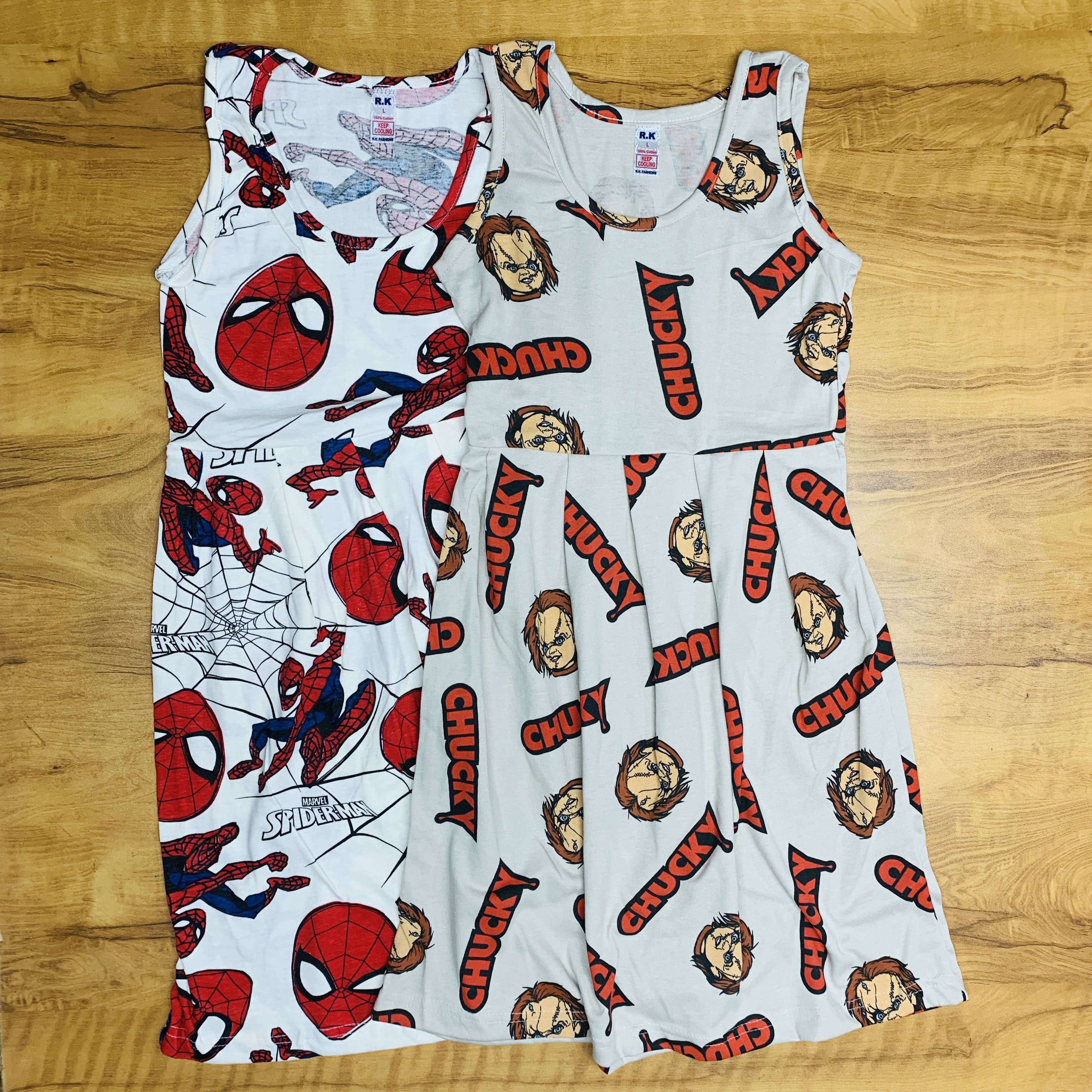 Printed Frock Pack Of 2