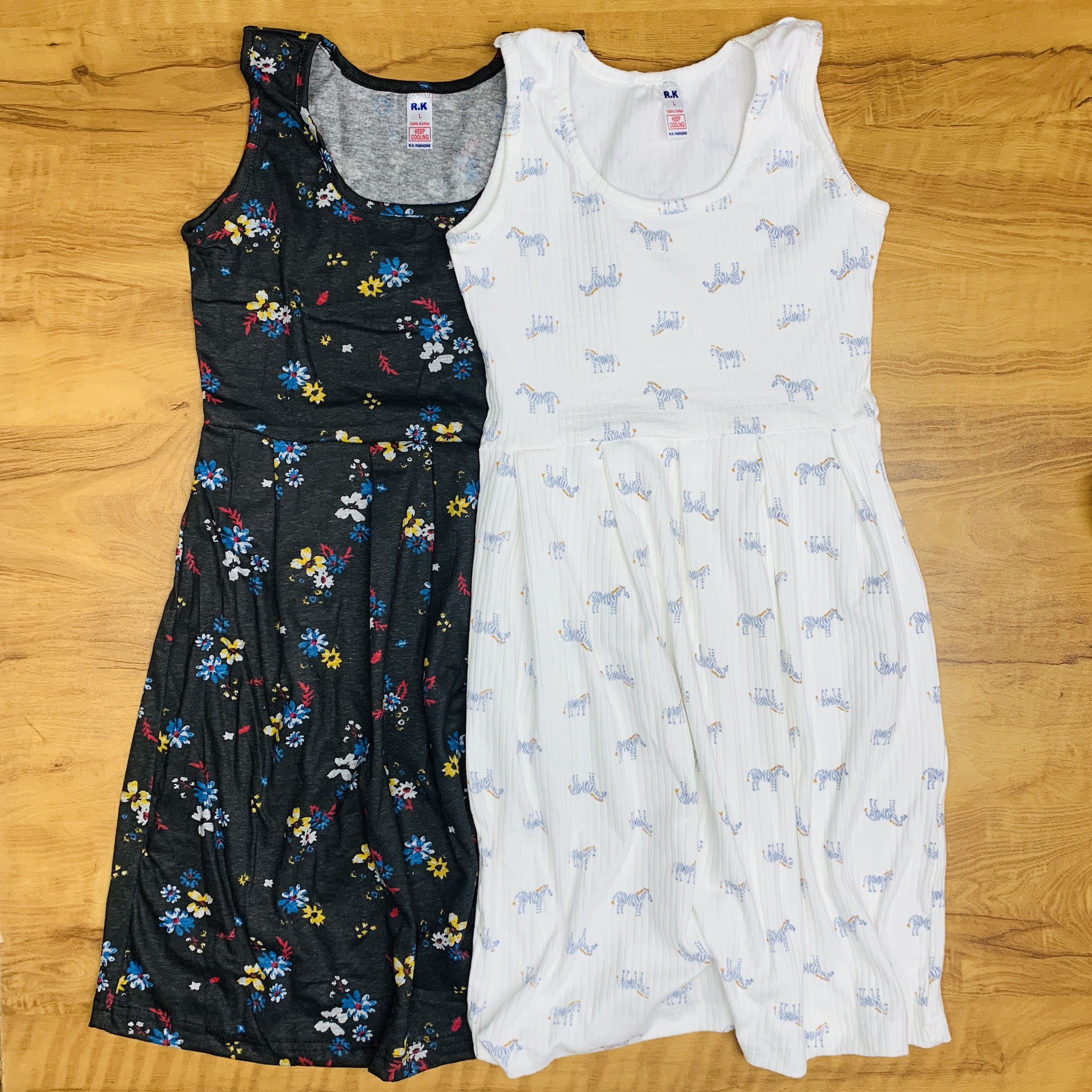 Printed Frock Pack Of 2