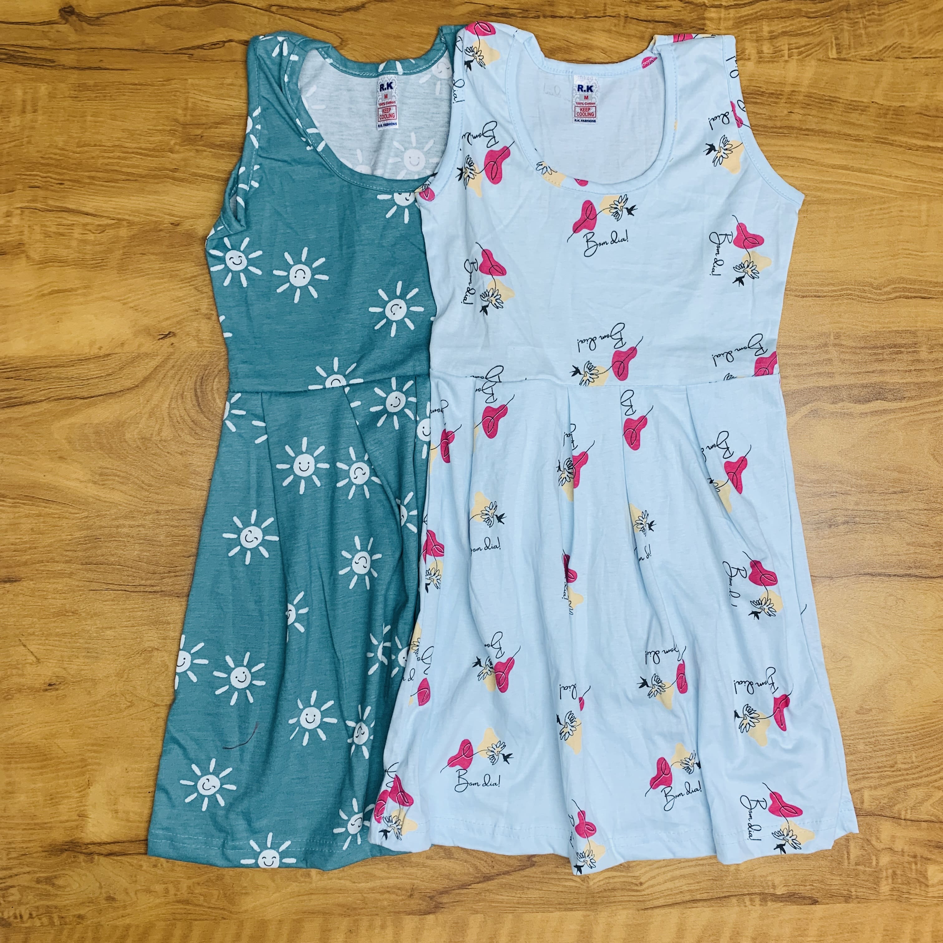 Printed Frock Pack Of 2