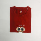 Women’s Solid T-Shirt-Dots