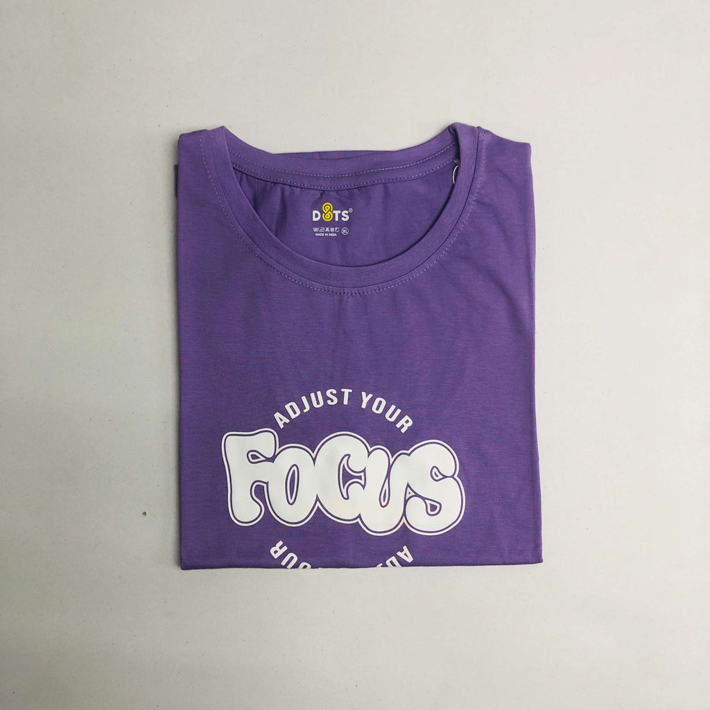 Women’s Solid T-Shirt-Dots