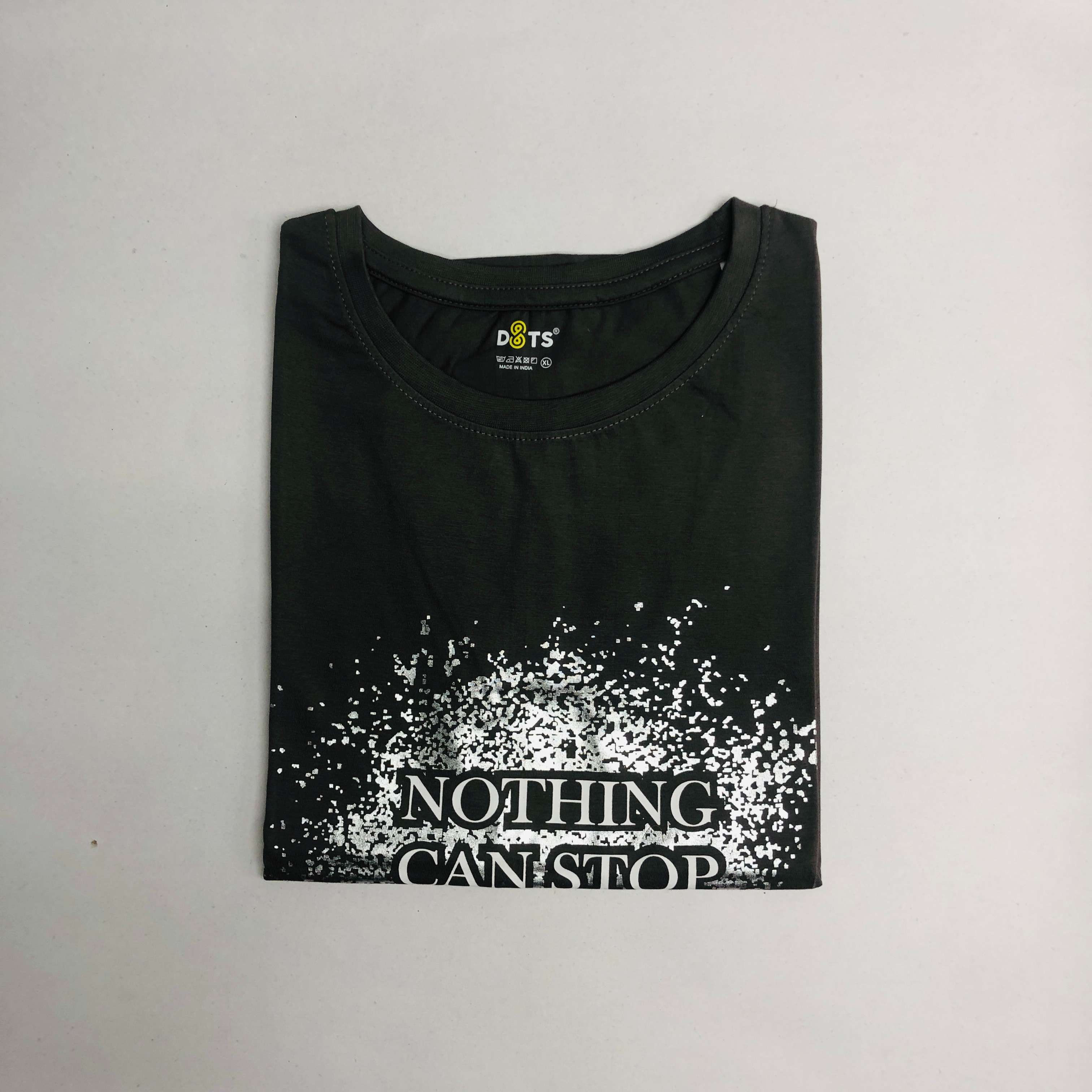 Women’s Solid T-Shirt-Dots