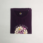 Women’s Solid T-Shirt-Dots
