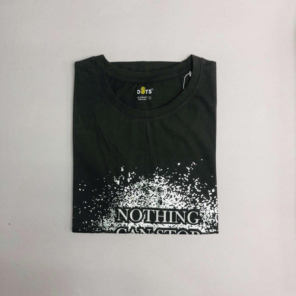 Women’s Solid T-Shirt-Dots