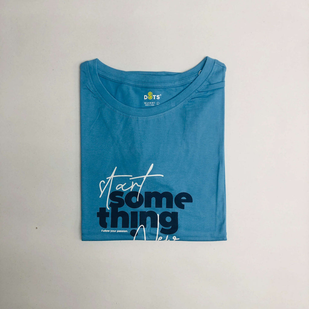Women’s Solid T-Shirt-Dots