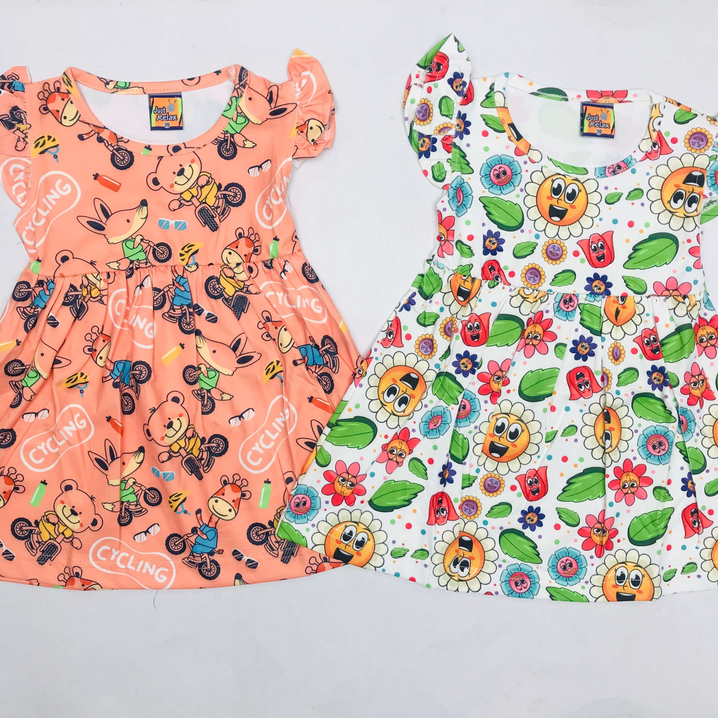 Junior Kids Frock Combo Pack Of 2