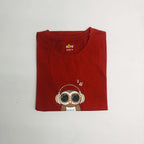 Women’s Solid T-Shirt-Dots