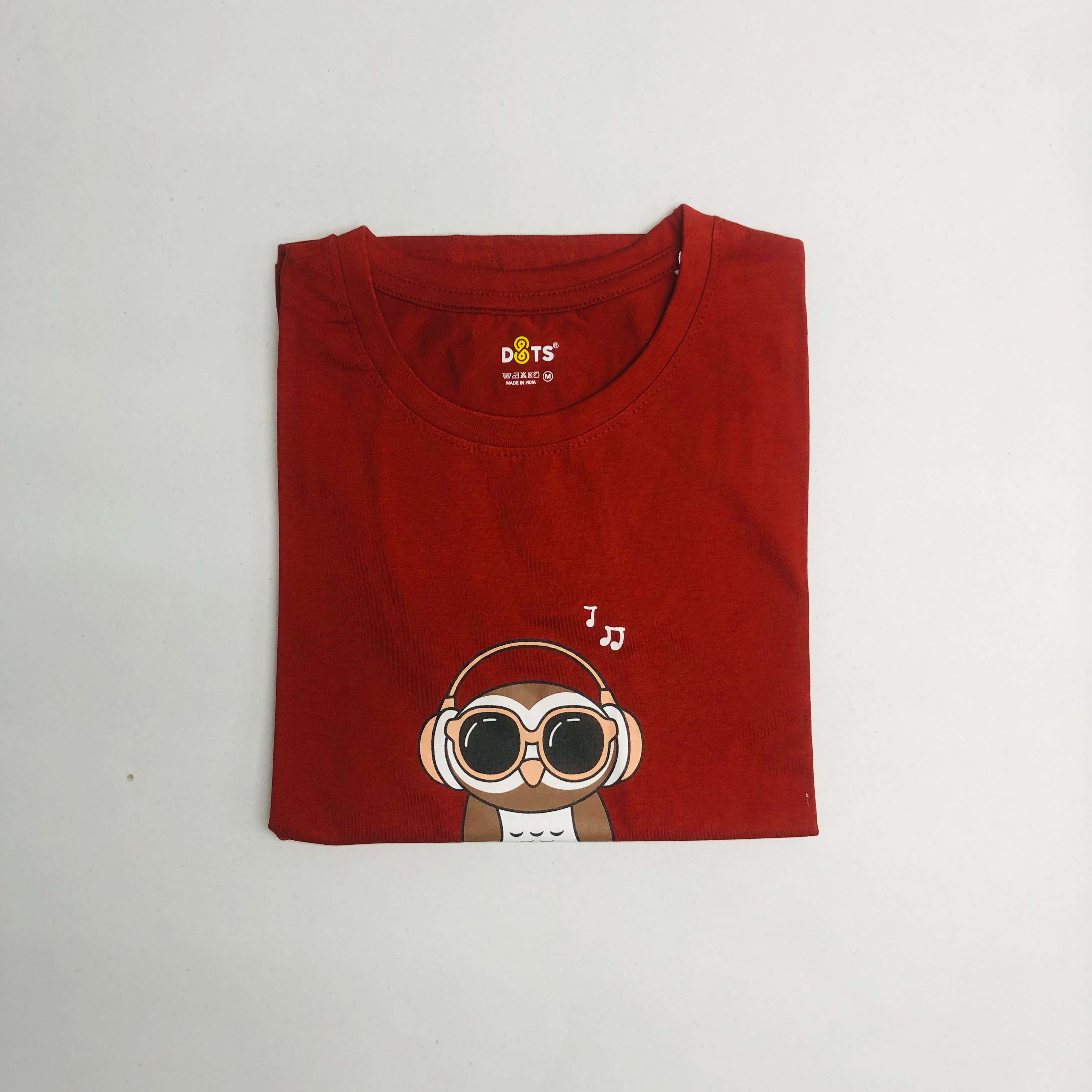 Women’s Solid T-Shirt-Dots