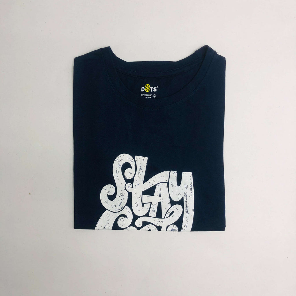 Women’s Solid T-Shirt-Dots