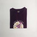 Women’s Solid T-Shirt-Dots