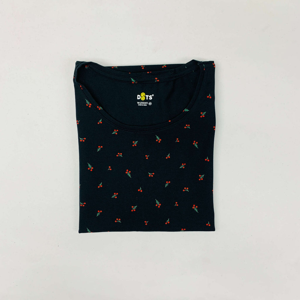 Dots Ladies Printed T-Shirt
