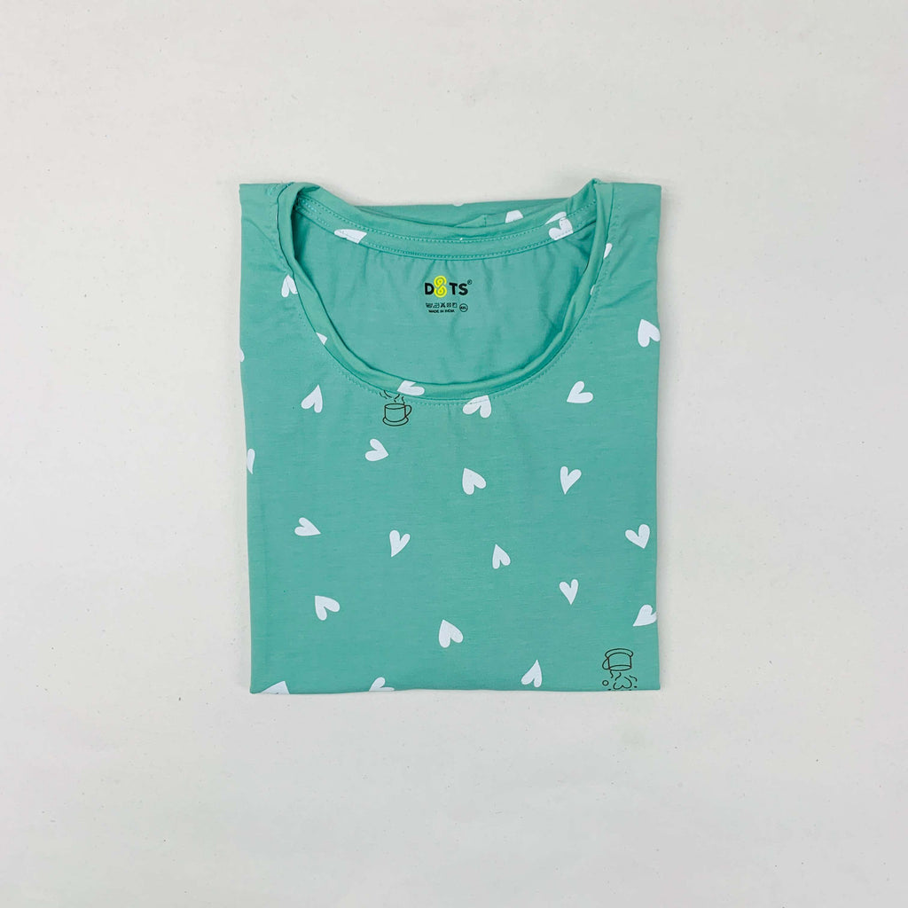 Dots Ladies Printed T-Shirt