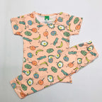 Cartoon Cuddles printed Pant Set