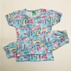 Cartoon Cuddles printed Pant Set