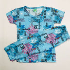 Cartoon Cuddles printed Pant Set