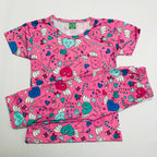 Cartoon Cuddles printed Pant Set