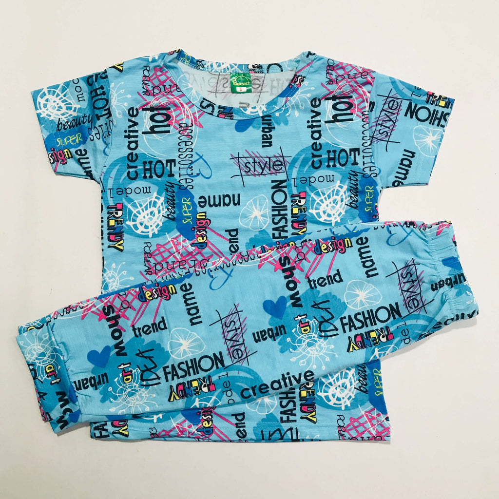 Cartoon Cuddles printed Pant Set