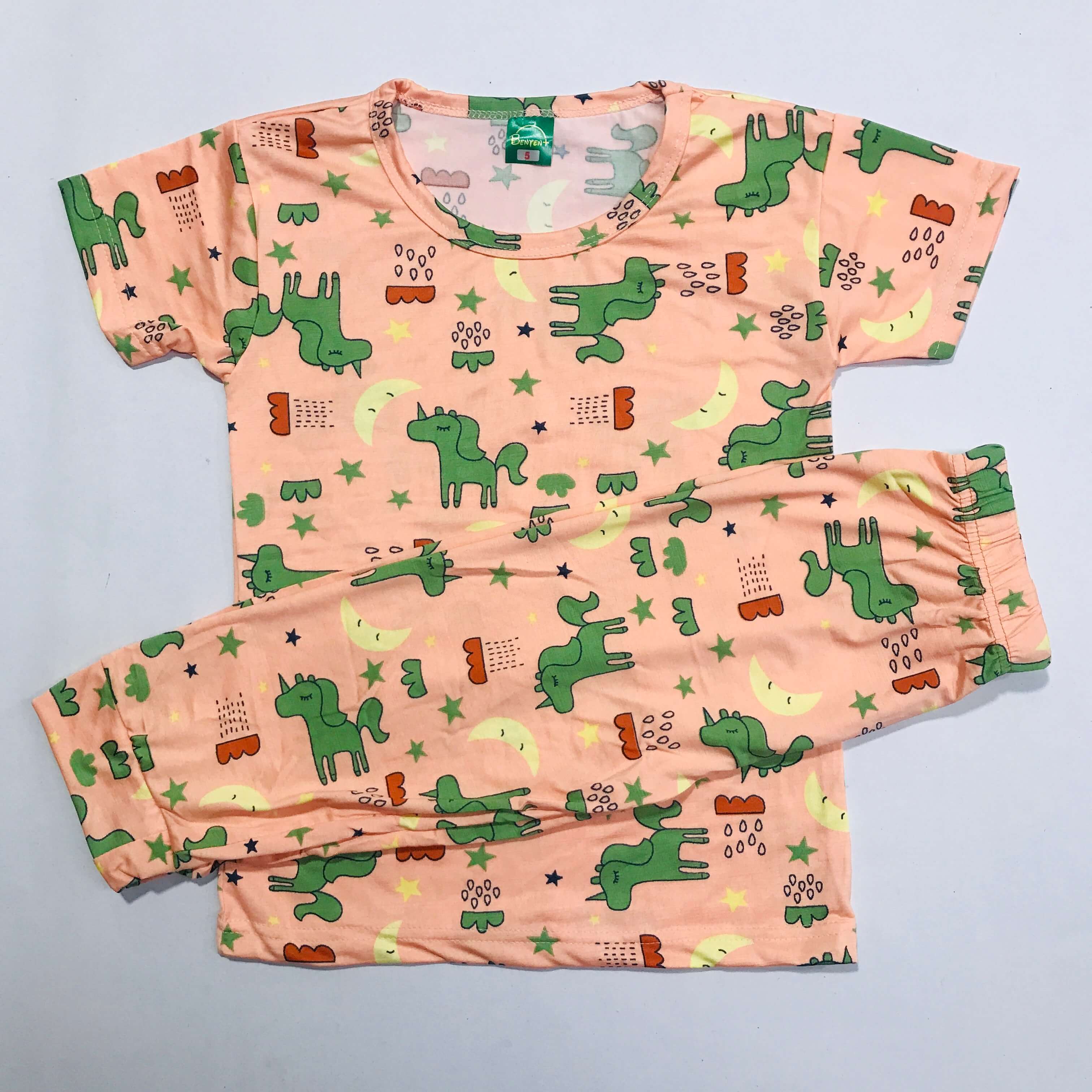 Cartoon Cuddles printed Pant Set