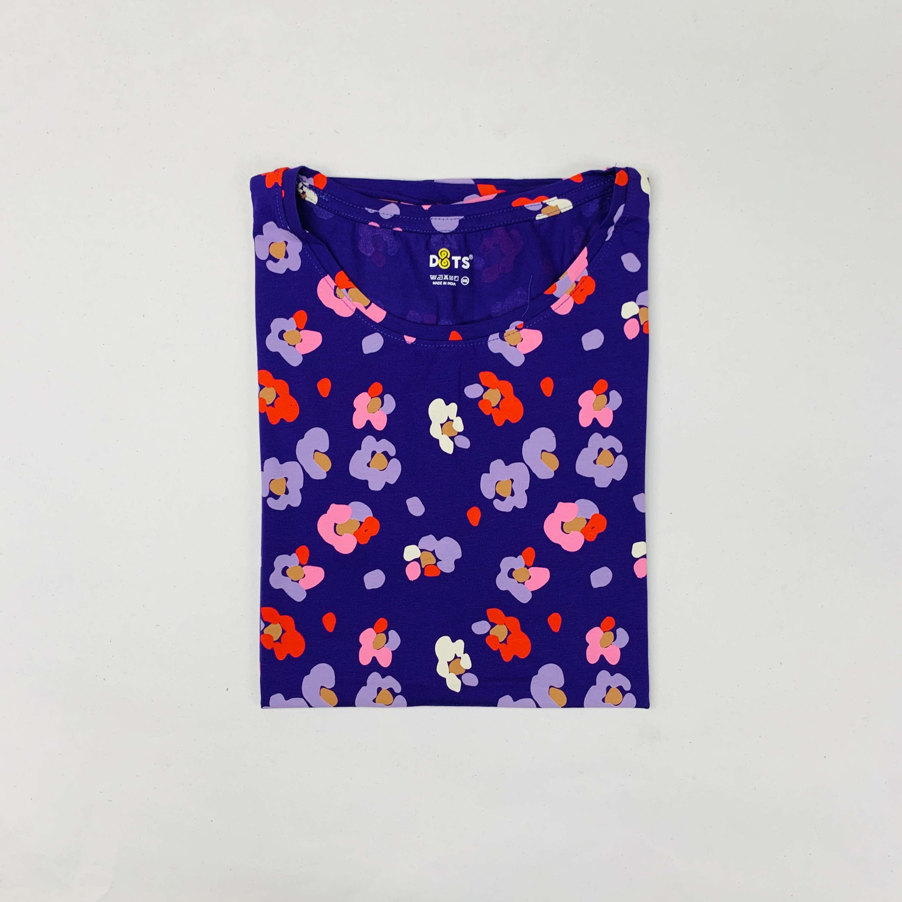 Dots Ladies Printed T-Shirt