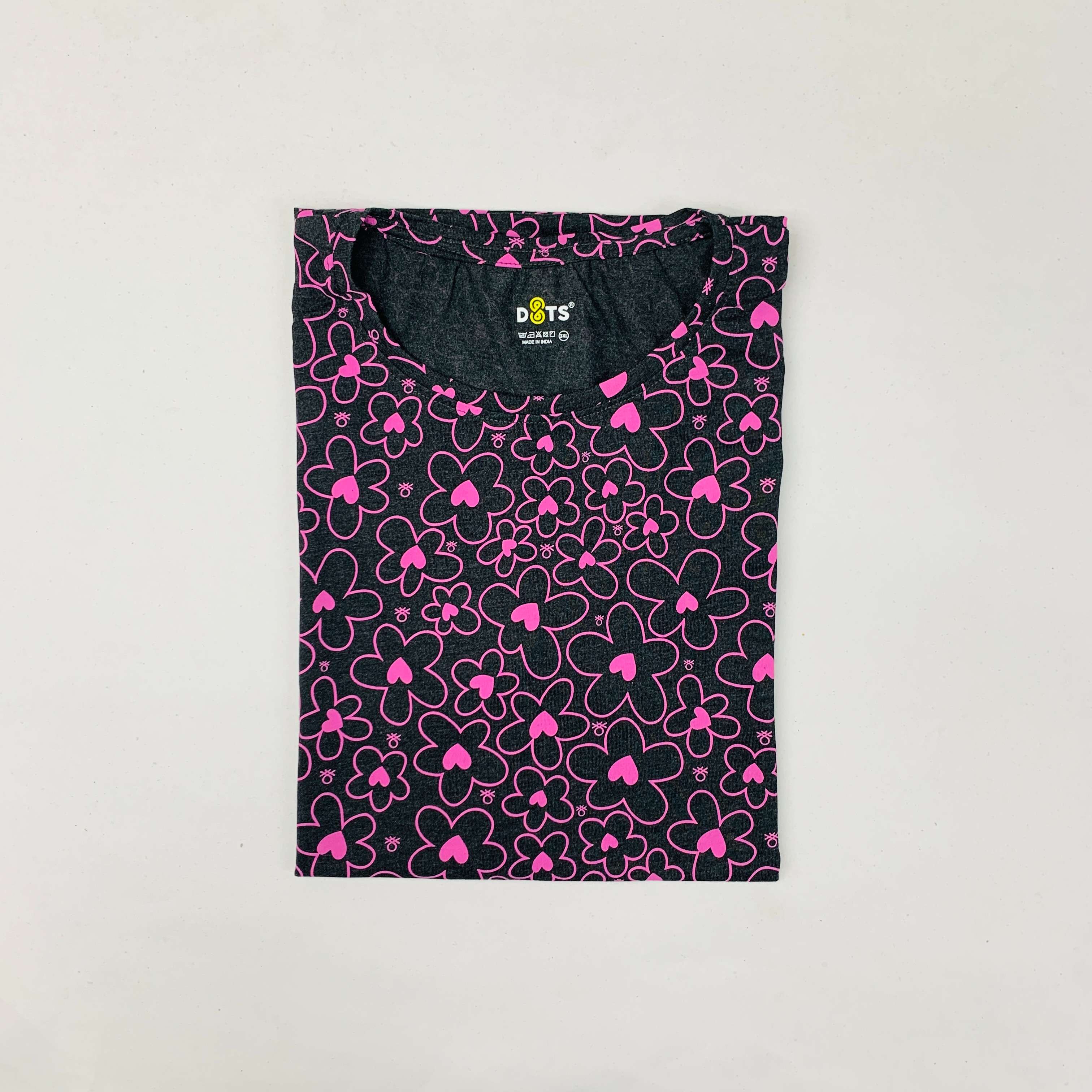 Dots Ladies Printed T-Shirt