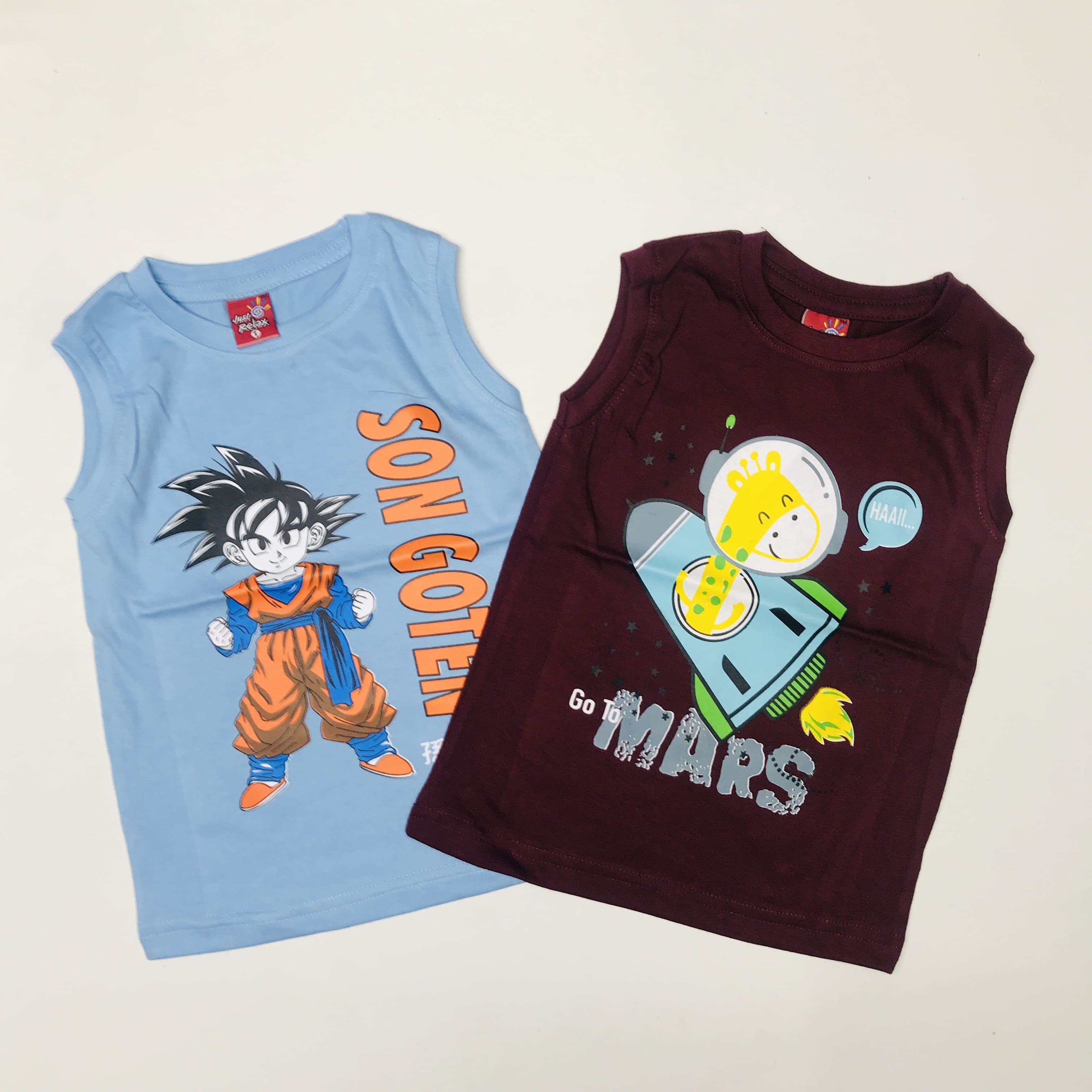 Just Relax Sleeveless T-Shirt Combo