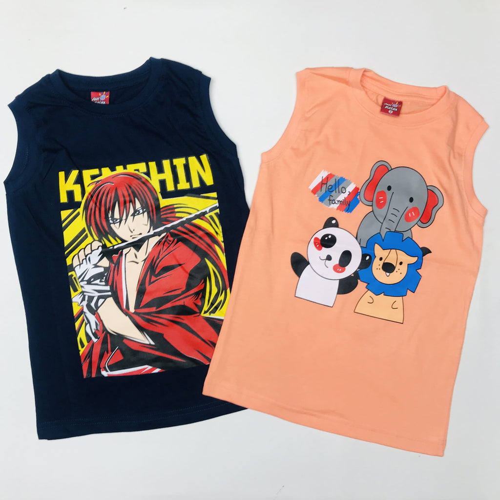 Just Relax Sleeveless T-Shirt Combo