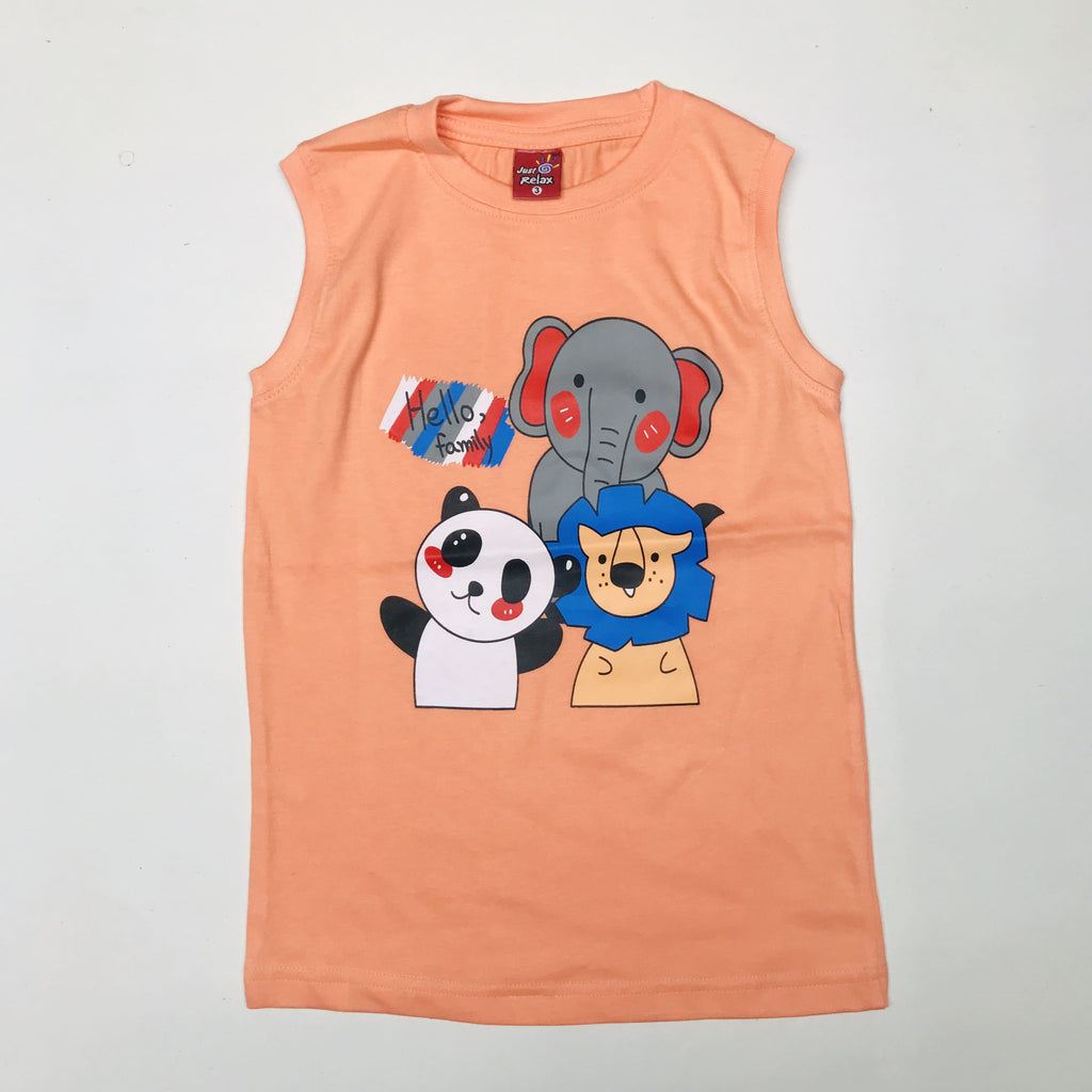 Just Relax Sleeveless T-Shirt Combo
