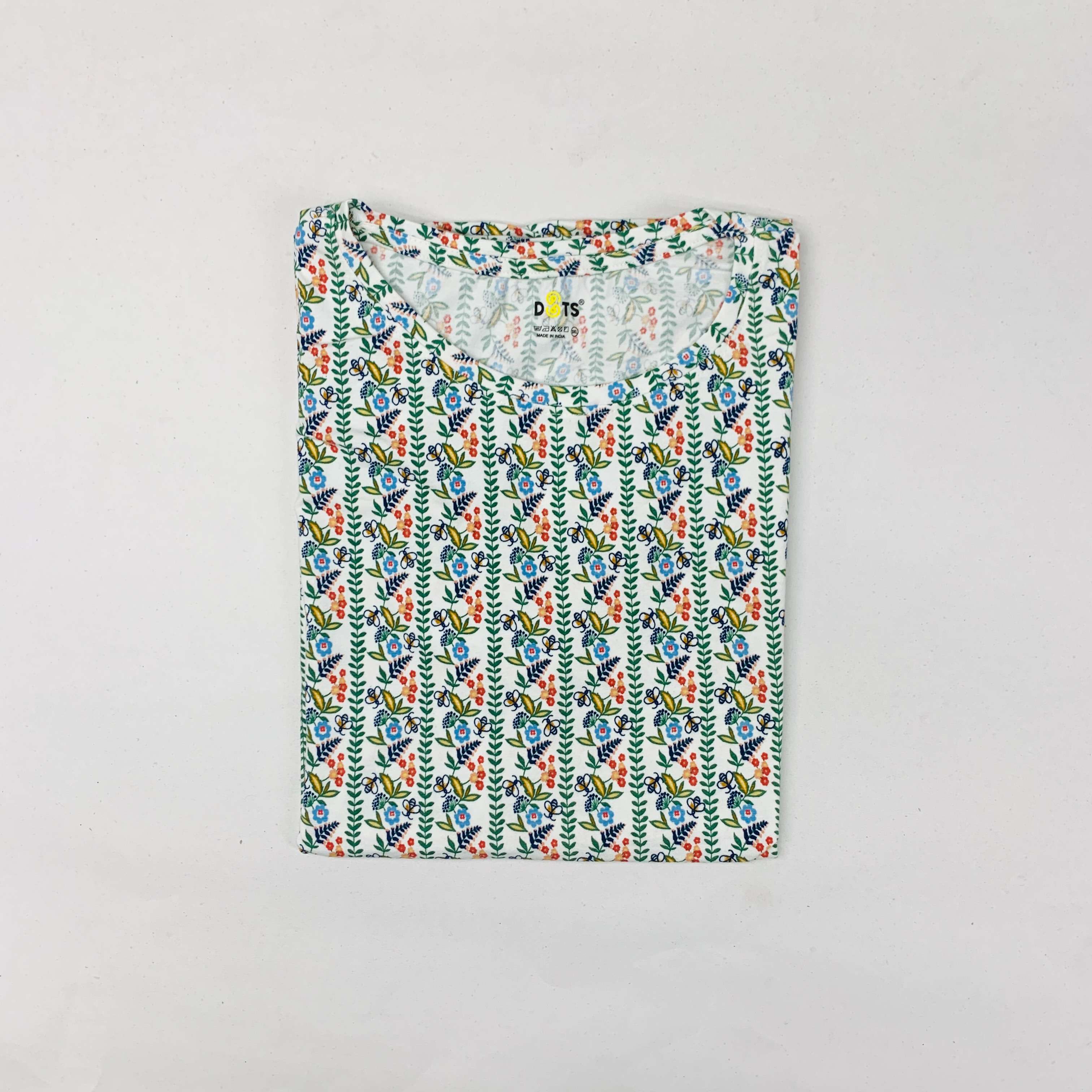 Dots Ladies Printed T-Shirt
