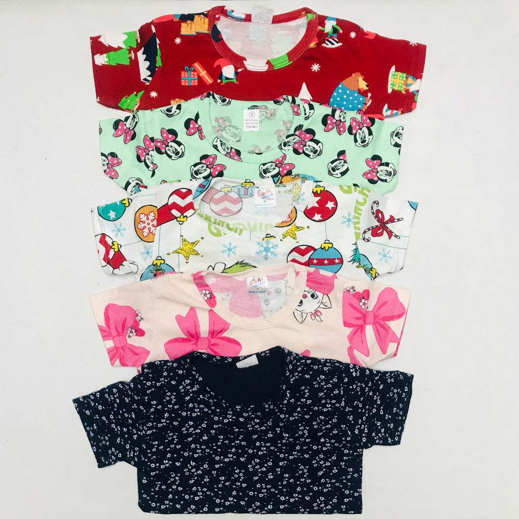 Kids Top Combo Pack of 5