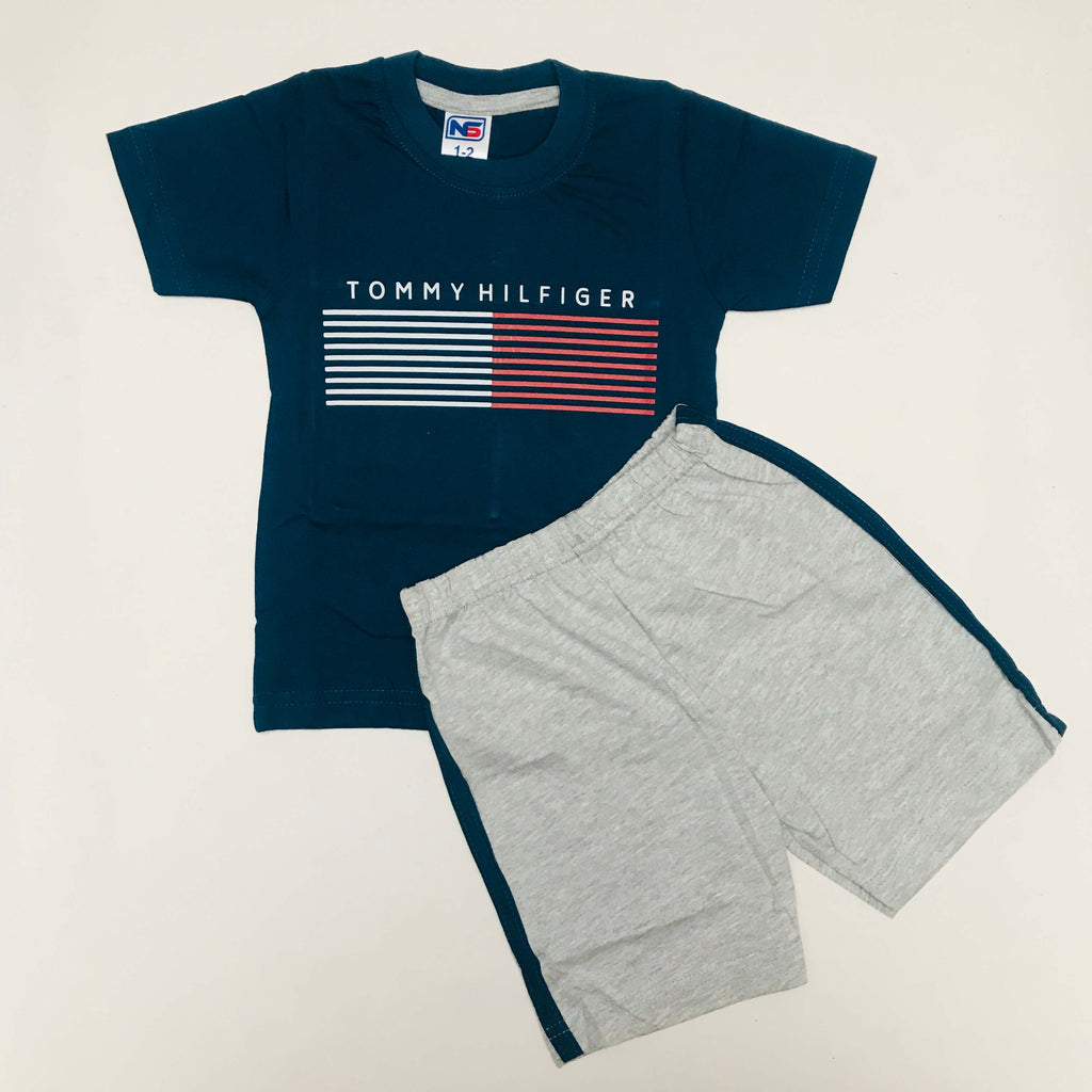 Kids Printed Nikker Set