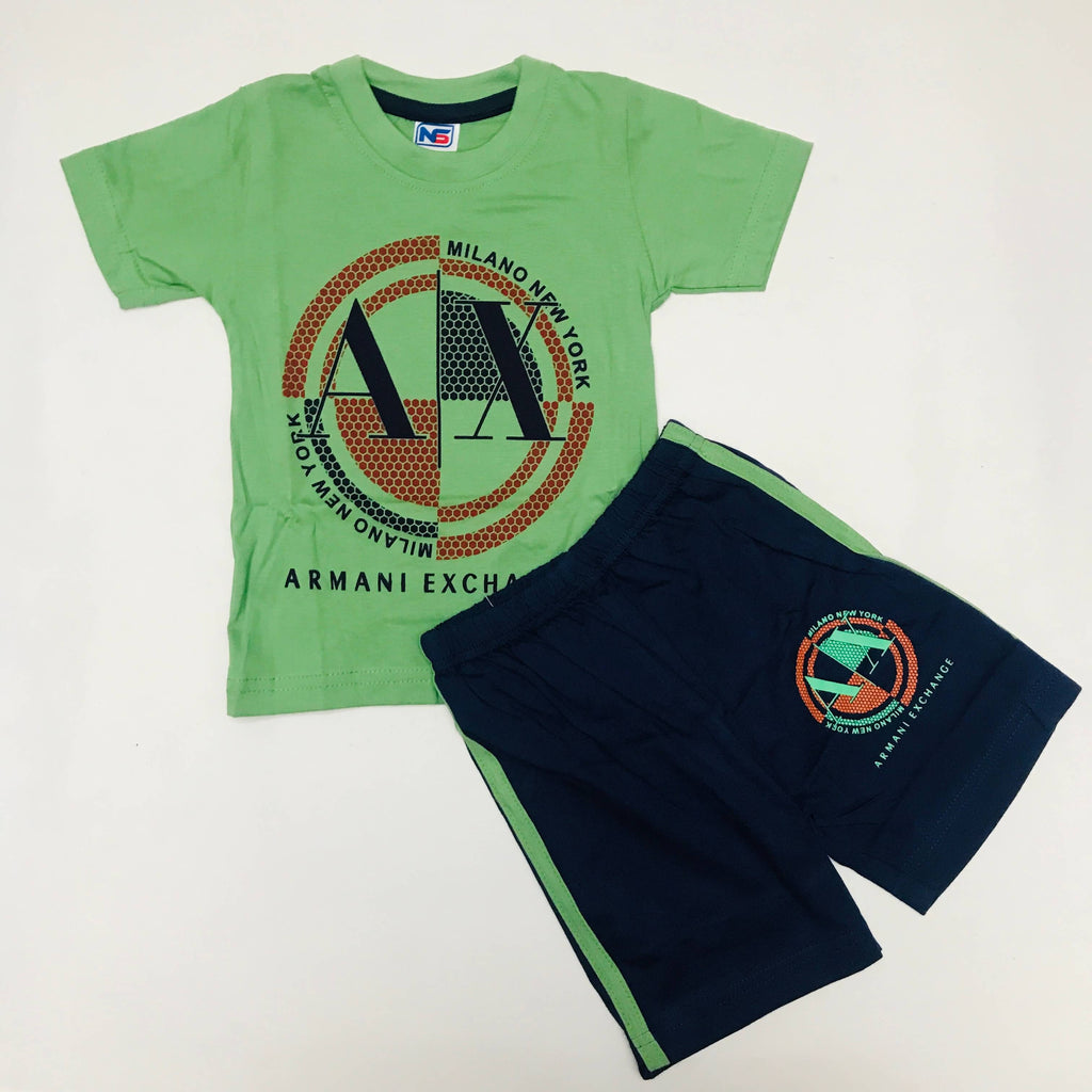 Kids Printed Nikker Set