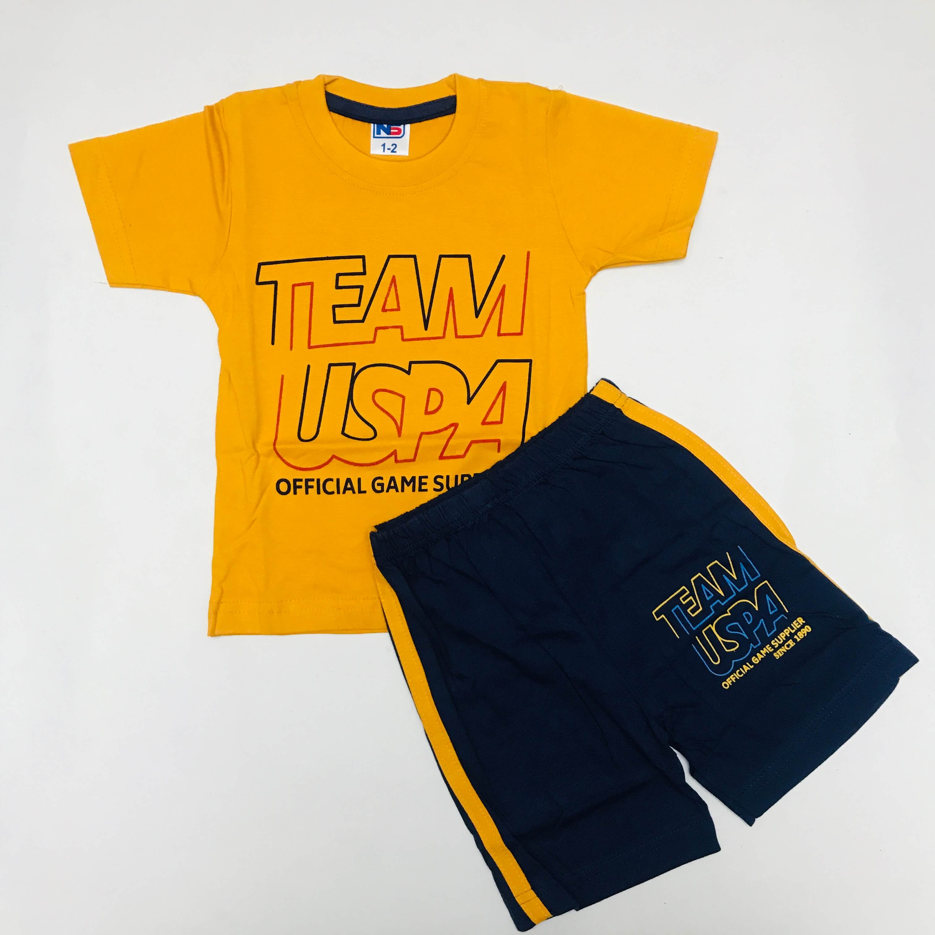 Kids Printed Nikker Set