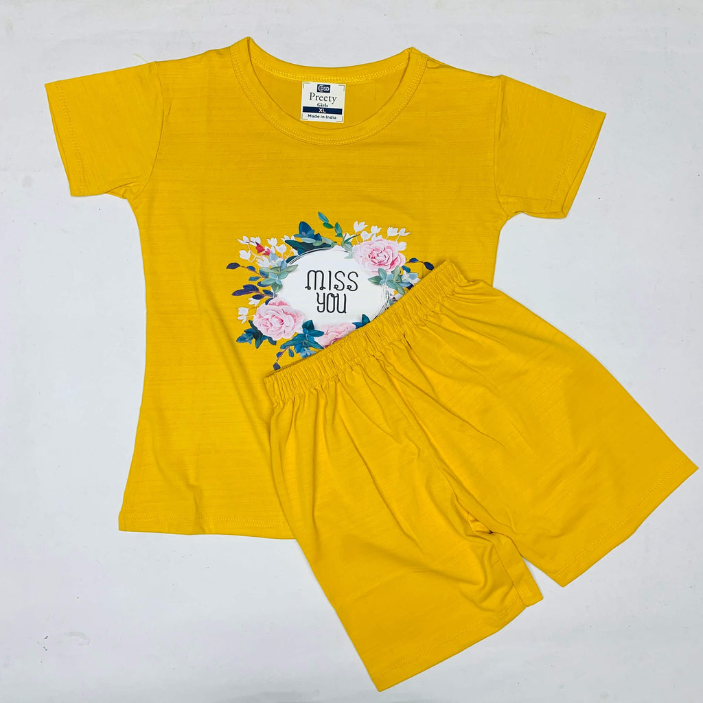 Girls Shorts Set