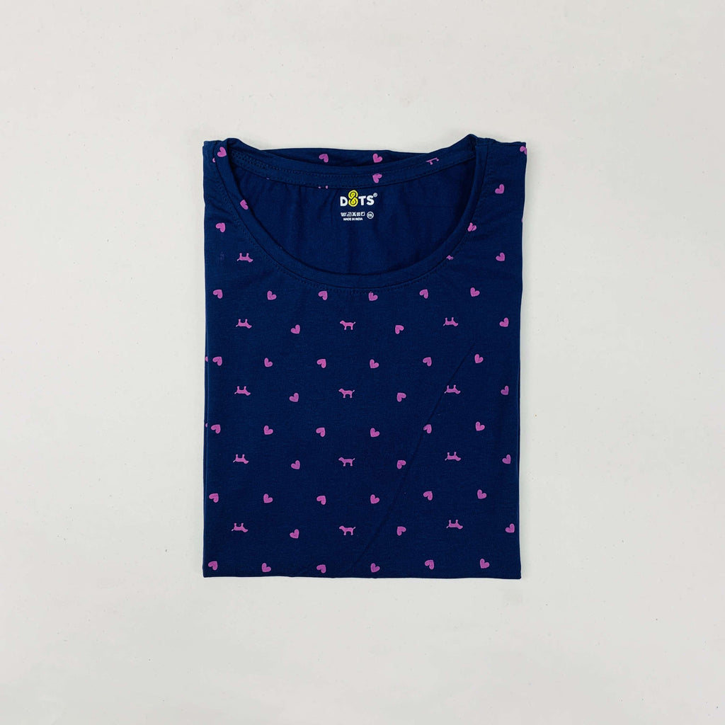 Dots Ladies Printed T-Shirt
