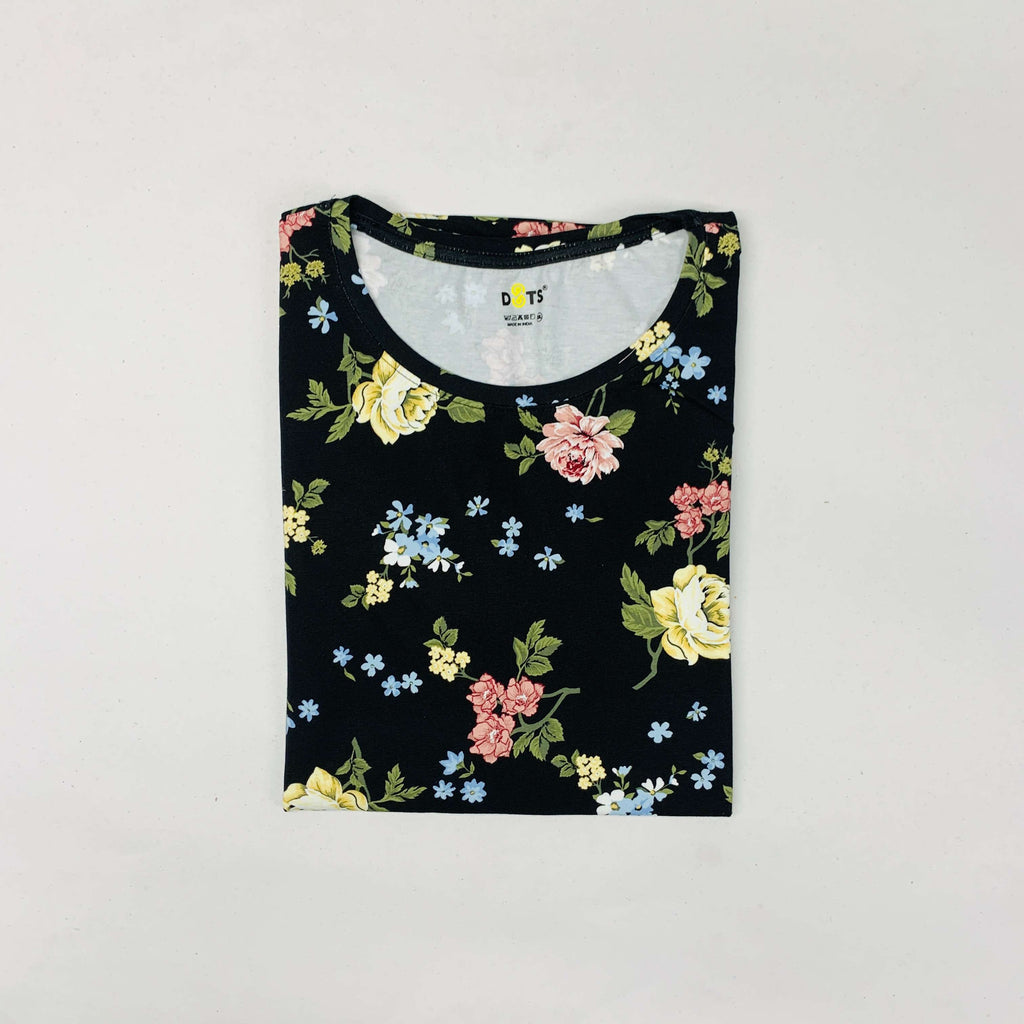 Dots Ladies Printed T-Shirt
