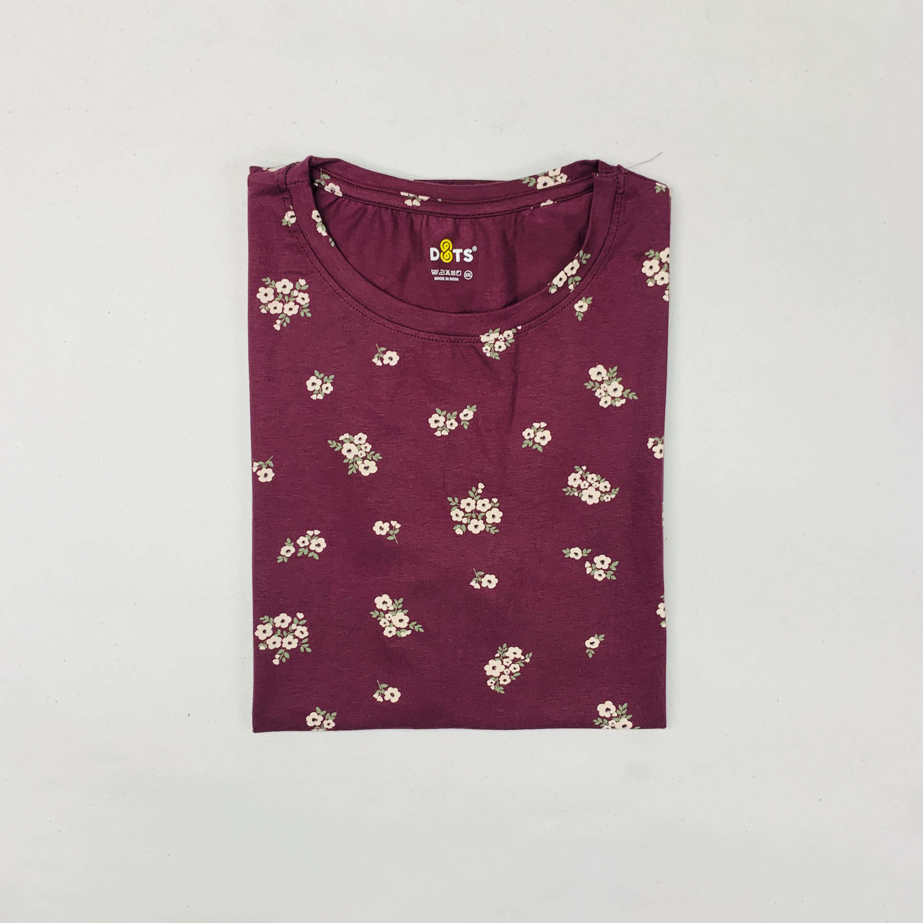 Dots Ladies Printed T-Shirt
