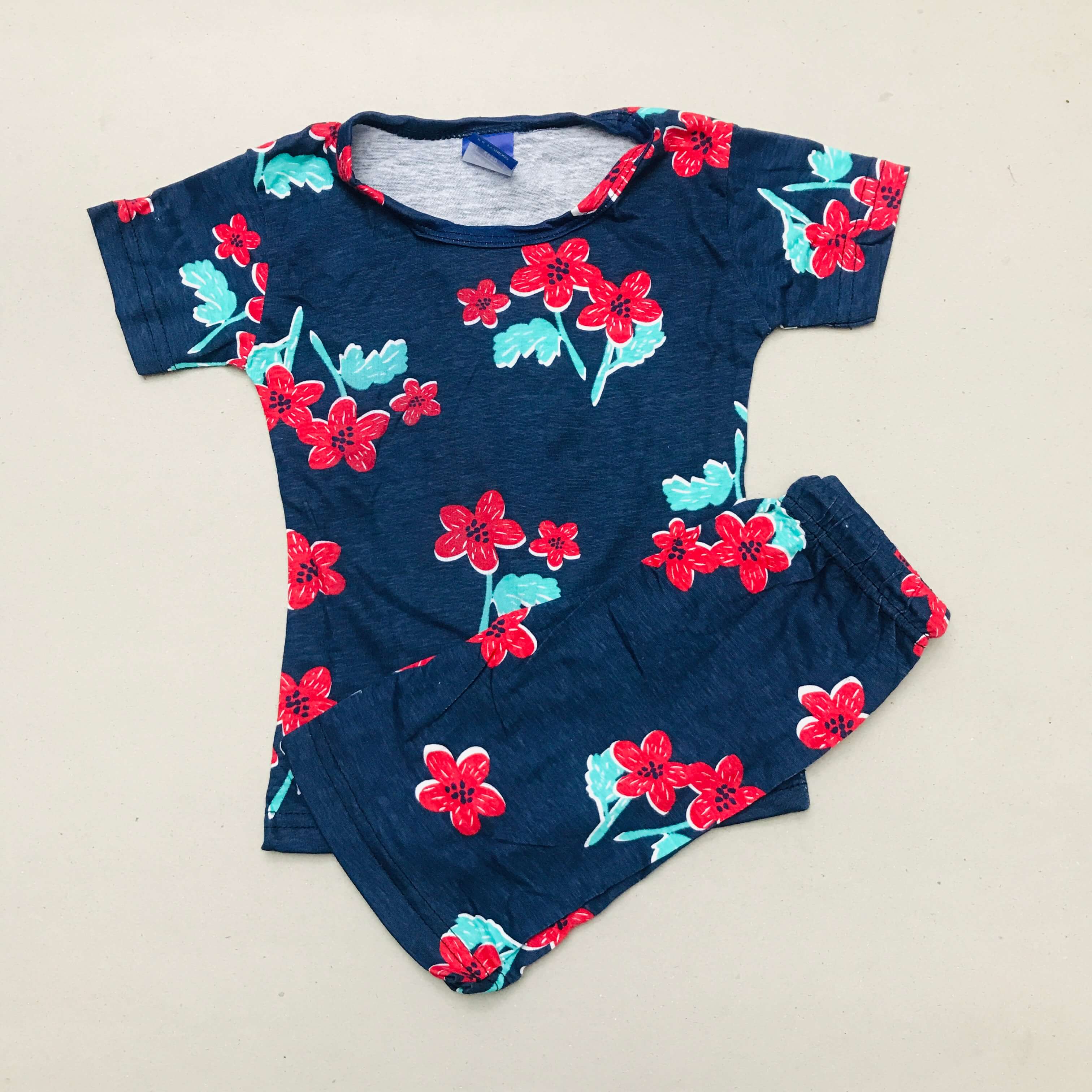 Kids Printed Shorts Set