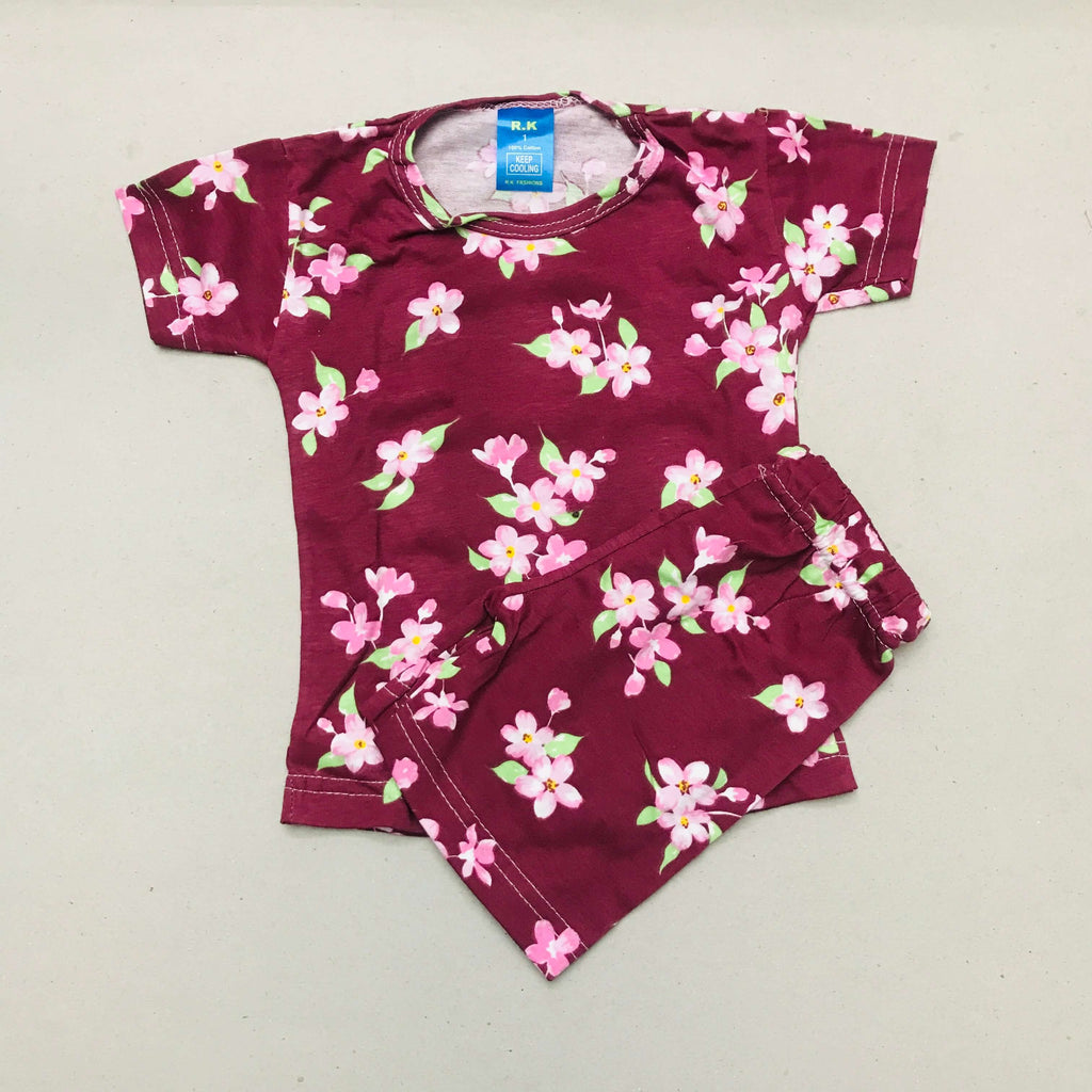 Kids Printed Shorts Set