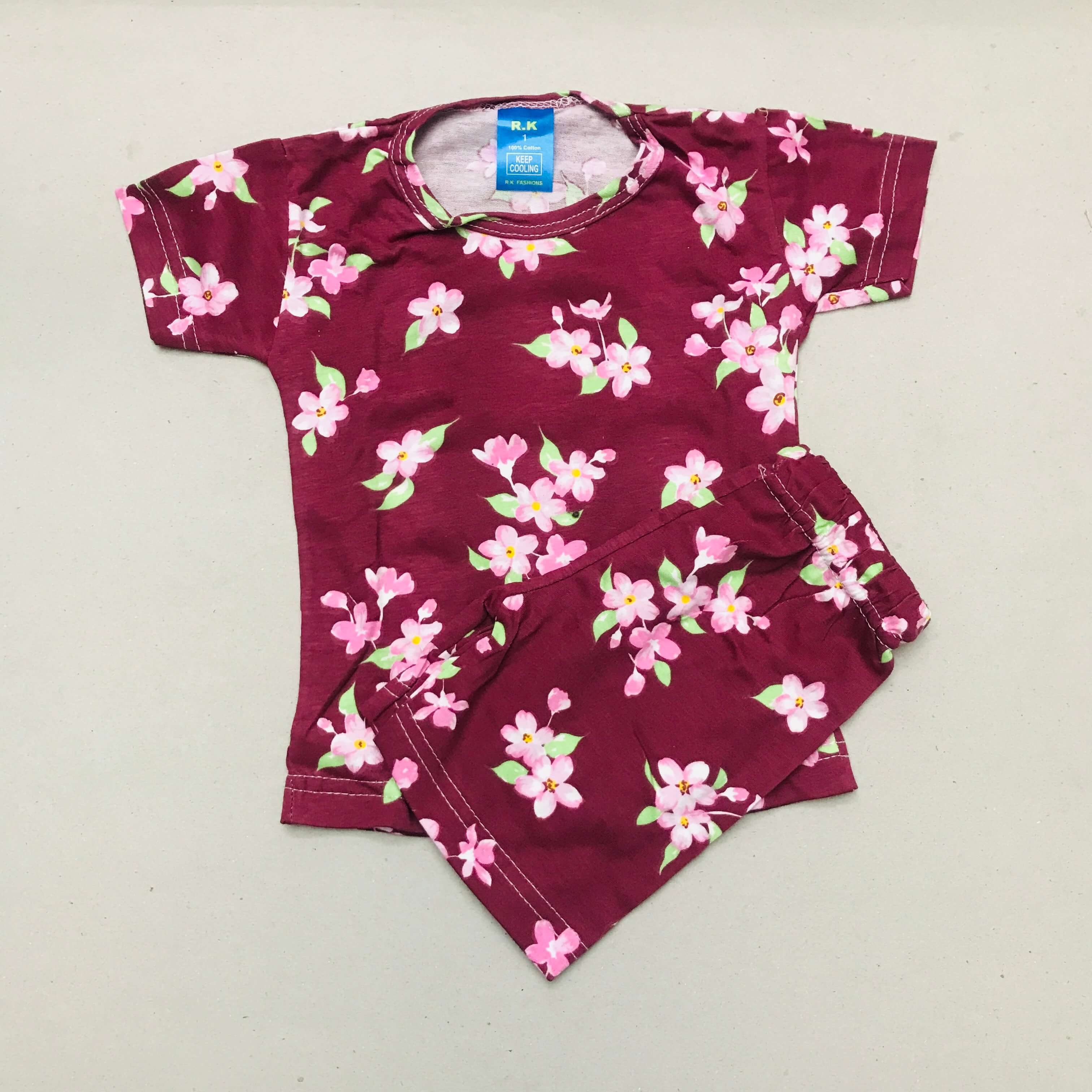 Kids Printed Shorts Set