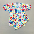 Kids Printed Shorts Set