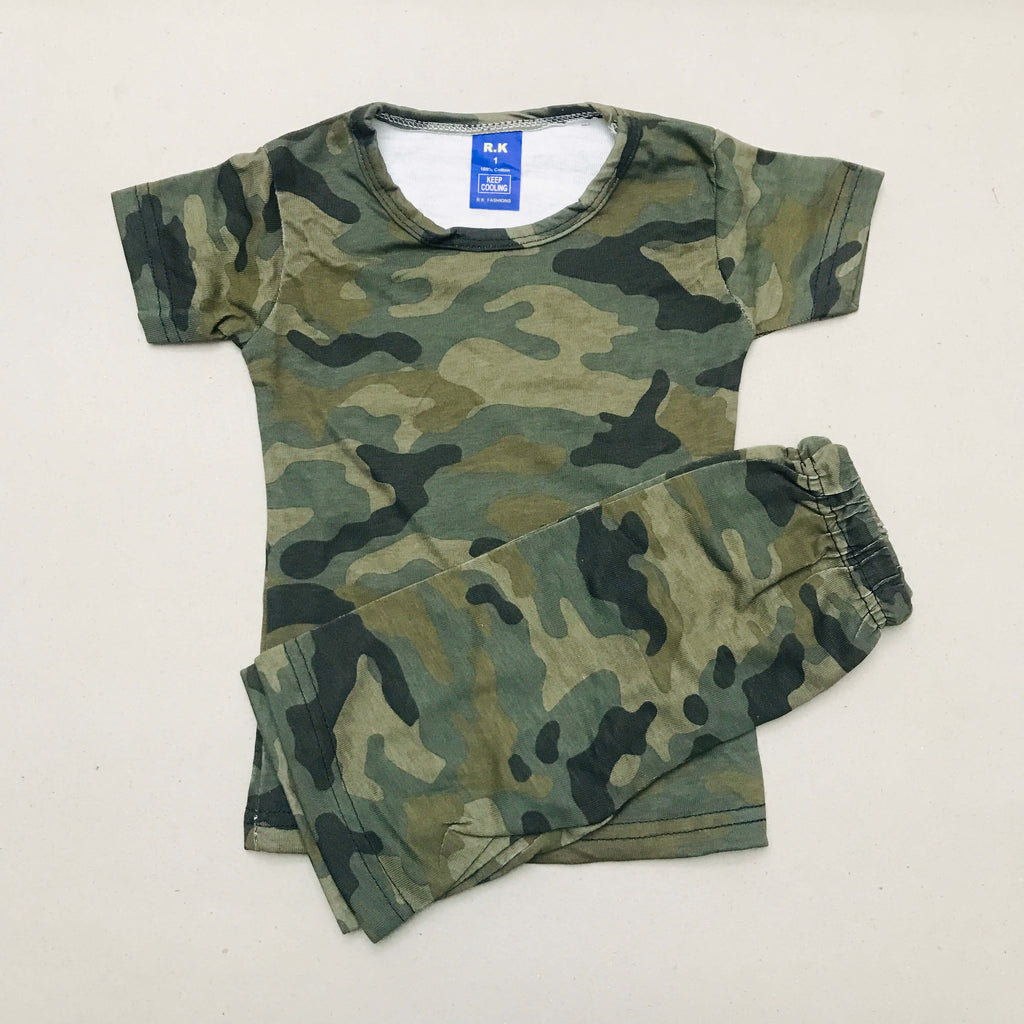 Kids Printed Shorts Set