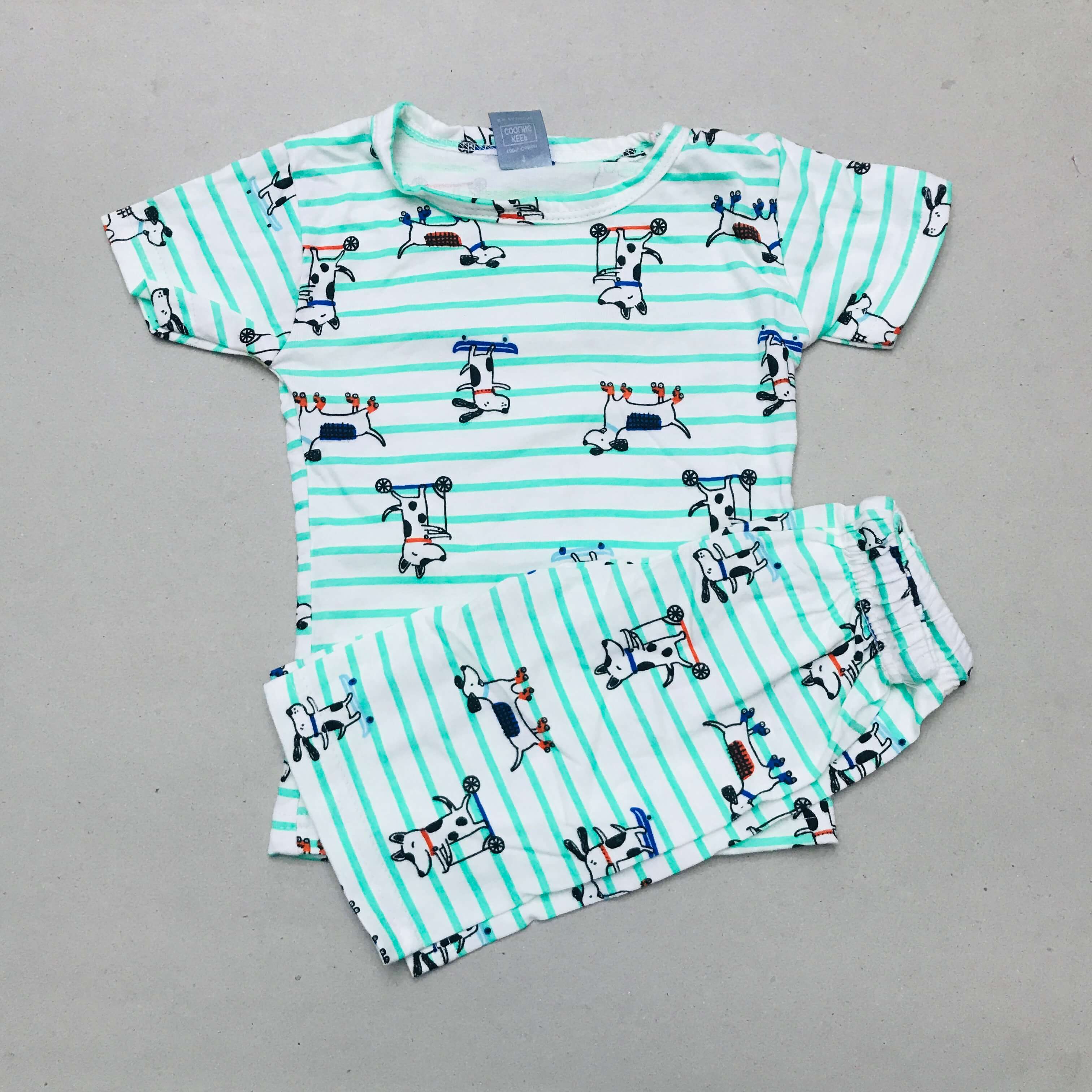 Kids Printed Shorts Set