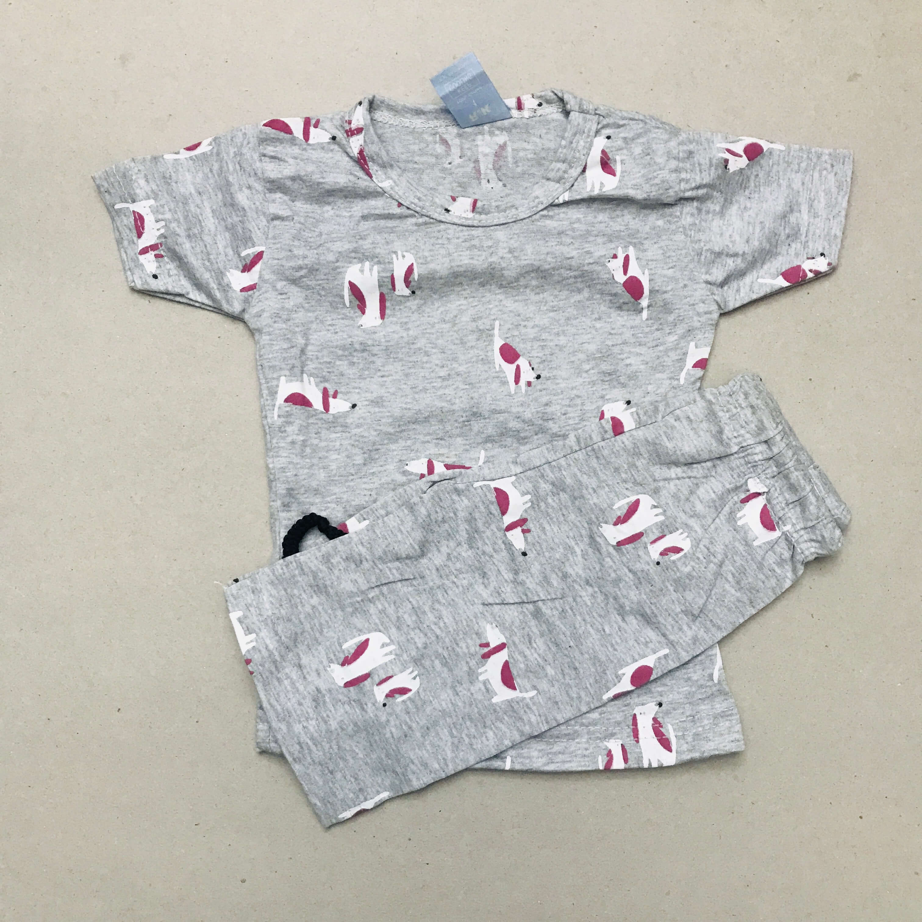 Kids Printed Shorts Set