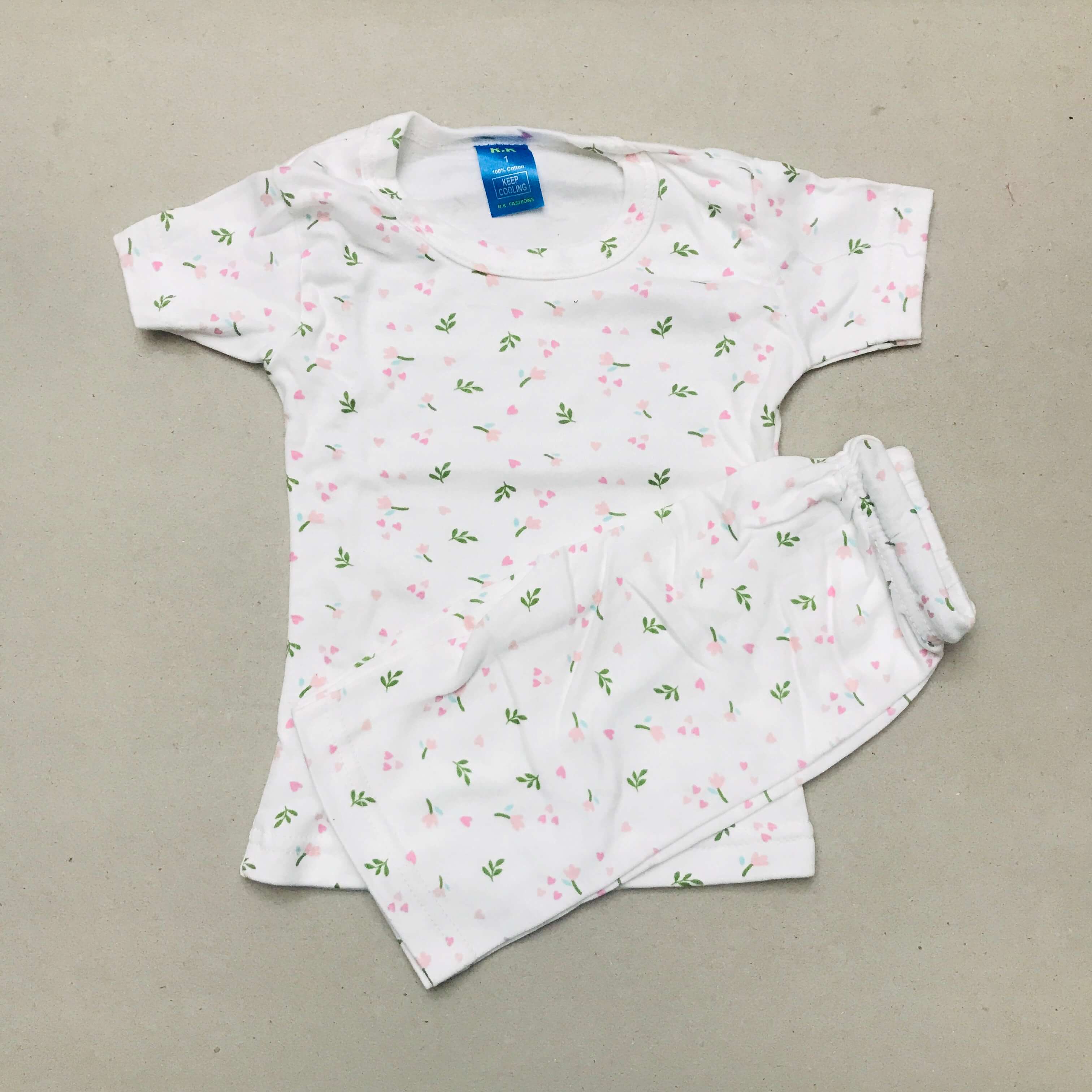 Kids Printed Shorts Set