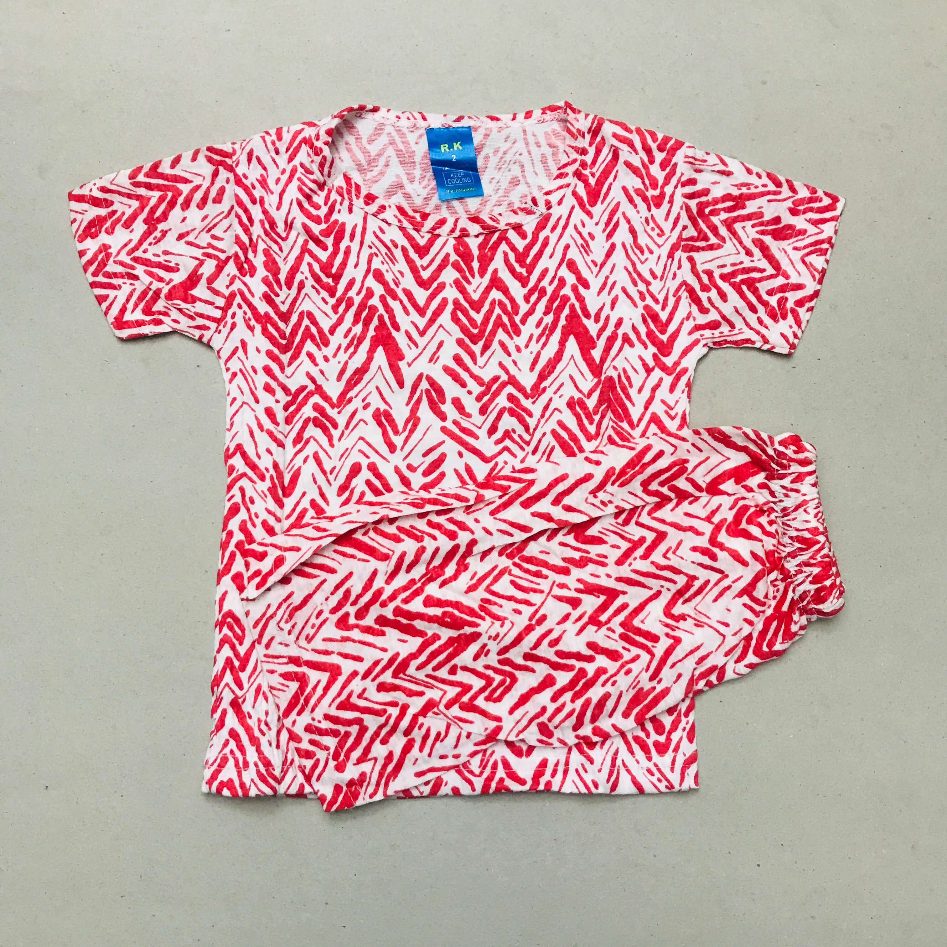 Kids Printed Shorts Set
