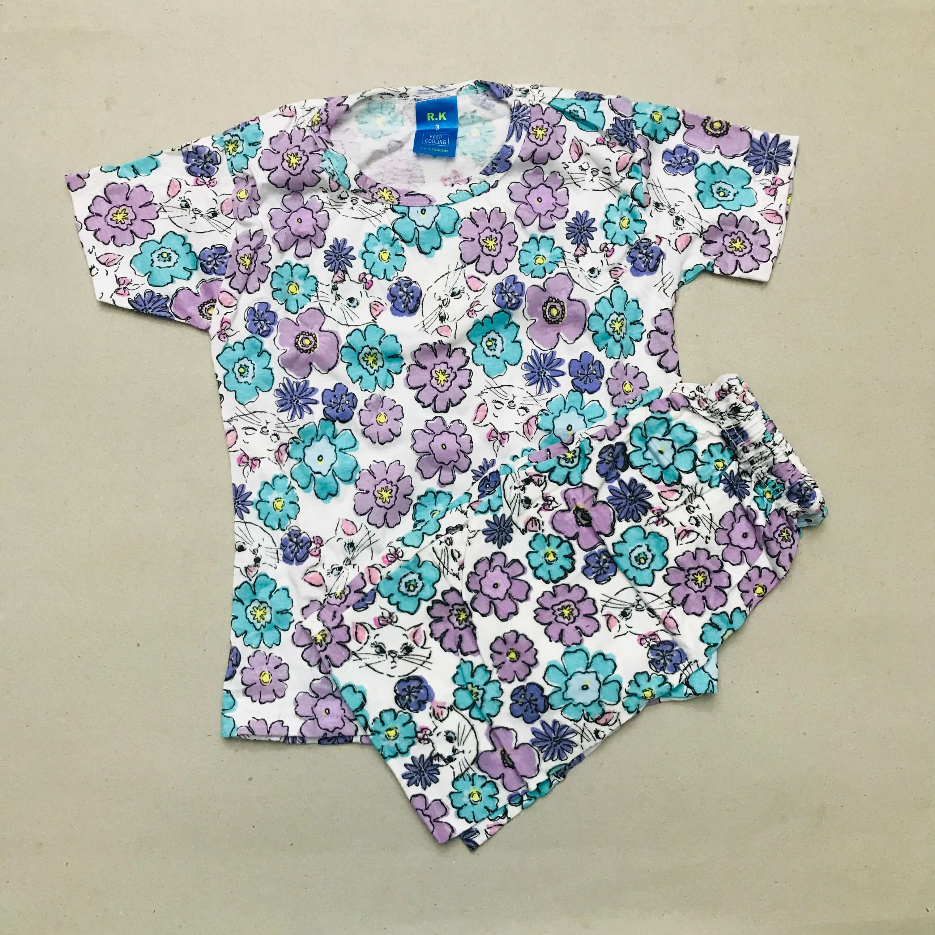 Kids Printed Shorts Set