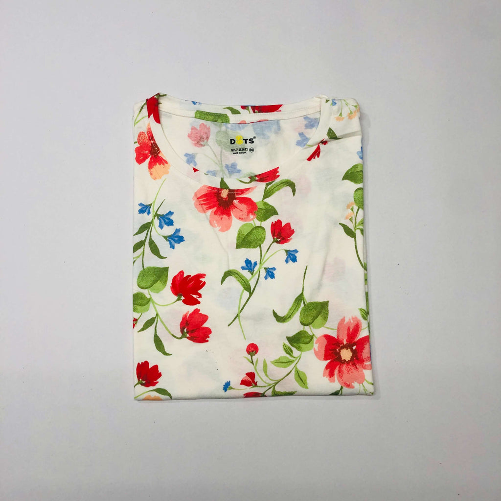 Dots Ladies Printed T-Shirt