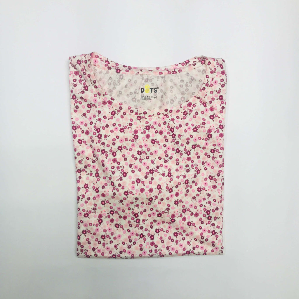 Dots Ladies Printed T-Shirt