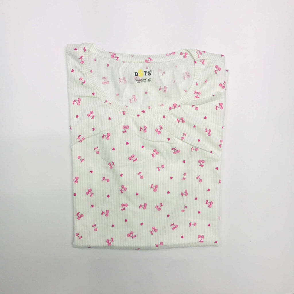 Dots Ladies Printed T-Shirt